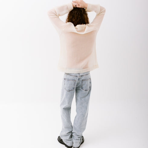 Hello Sunflower Classic Cut Jeans New Stone Washed MFW24CLASSICCUTNEW-1 7340188584187 Fit Back Degli Uberti